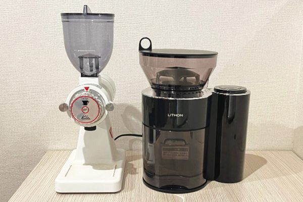 ナイスカットGと重量感知式コーヒーグラインダー